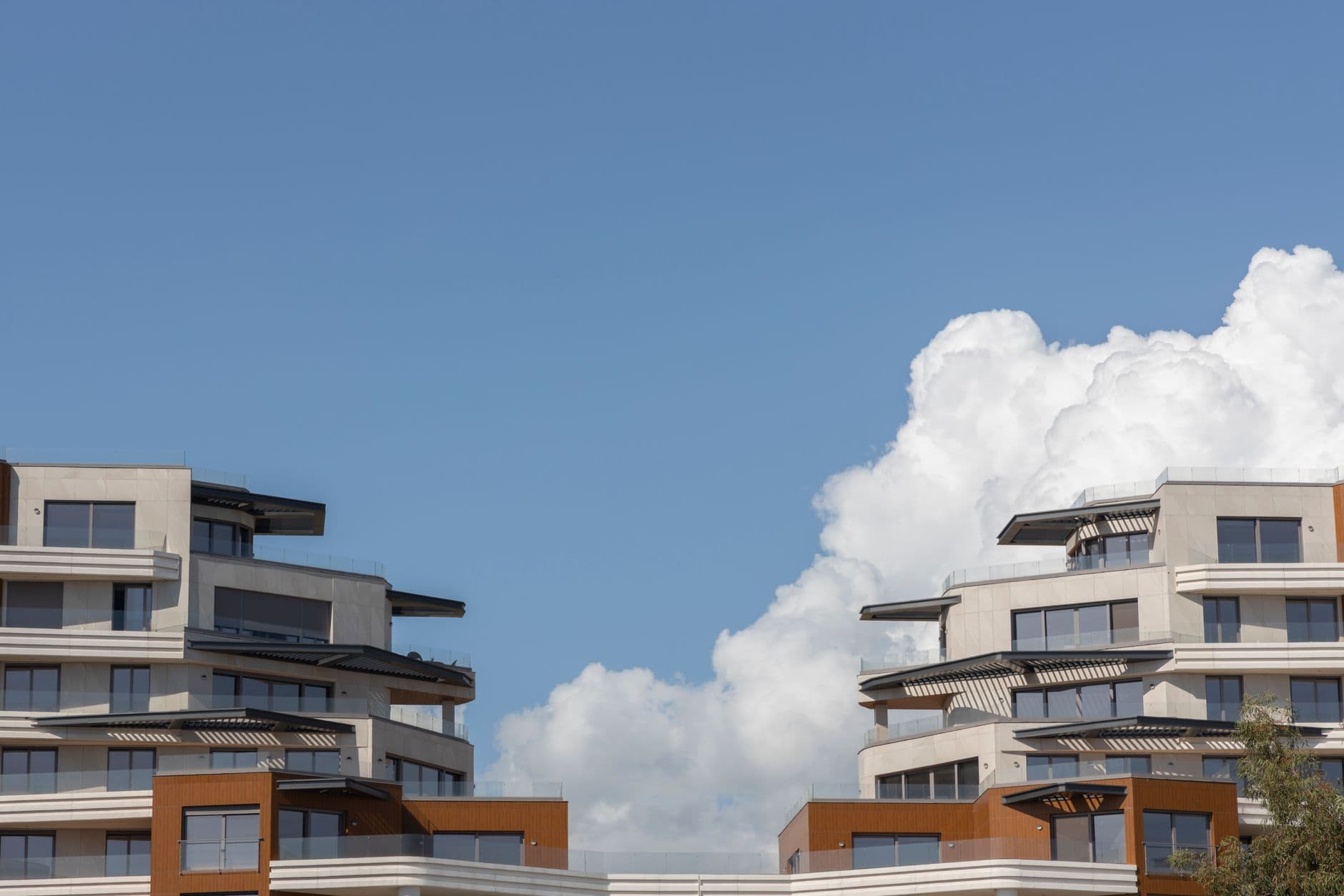 A modern residential development