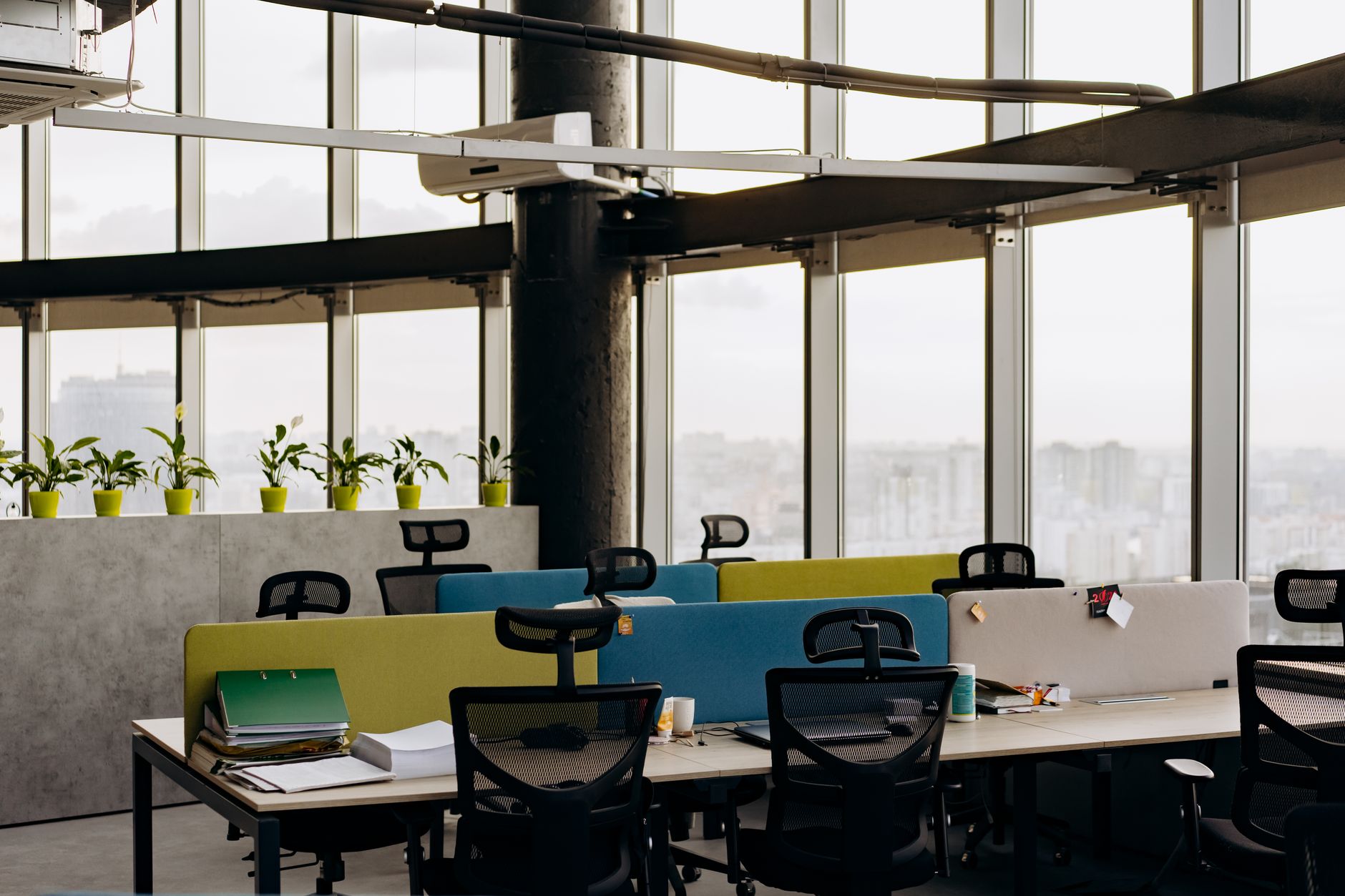 A creative agency studio floor